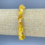 Bernsteinstückchen-Armband, Durchmesser 6–10 × 3–5 mm, Länge 18 cm, Stretch