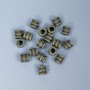 Bronzefarbene Perleinsatz – Durchmesser 5×5 mm ±, Lochdurchmesser ca. 3 mm ±, Verpackung 40 Stück