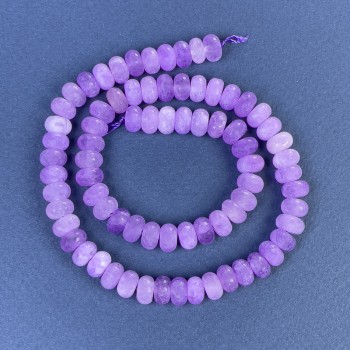 Amethyst Rondellperlen 8×5 mm +/- auf Faden, Länge ca. 38 cm