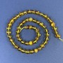 Bernsteinperlen – glatte Kugeln, 8 mm, auf Schnur, Länge ca. 39 cm+