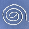 Kaholong-Perlen quadratisches Rondell 2,5×1 mm ± auf einer Schnur, Länge ca. 39 cm+
