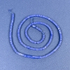Lazurit-Perlen, quadratisches Rondell, 2,5×1 mm ± auf Schnur, Länge 39 cm ±
