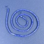 Lazurit-Perlen, quadratisches Rondell, 2,5×1 mm ± auf Schnur, Länge 39 cm ±