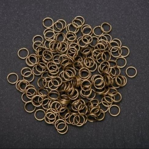 Bronzefarbenes Verbindungsring Ø 4 mm, Verpackung 25 g