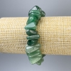 Nephrit-Trommelperlen-Armband 17 × 7 mm, Länge ca. 18 cm, Stretch
