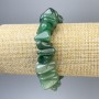 Nephrit-Trommelperlen-Armband 17 × 7 mm, Länge ca. 18 cm, Stretch