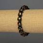 Achat-Armband (einzeln) glatte Kugel, Durchmesser 10 mm ± 18 cm ± Stretch
