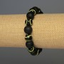 Armband aus Holzperlen, Durchmesser ca. 12 mm, Kugel-Einsatz, Durchmesser ca. 12 mm, Länge ca. 18 cm, Elastikarmband