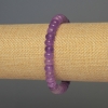 Lavendel-Amethyst-Rondellarmband, Durchmesser ca. 8×5 mm, Länge ca. 18 cm, Stretch