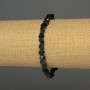 Armband aus Iolith, facettierte Rhombusform, Durchmesser ca. 6 × 5 mm, Länge ca. 18 cm, Stretcharmband