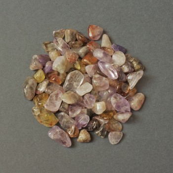 Amethyst-Nuggets, geglättet, ohne Loch, 12–15×10 mm ± (pro 100 g)