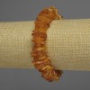 Bernsteinkörnchen-Armband, Durchmesser 14×2 mm ±, Länge 18 cm ± Stretcharmband