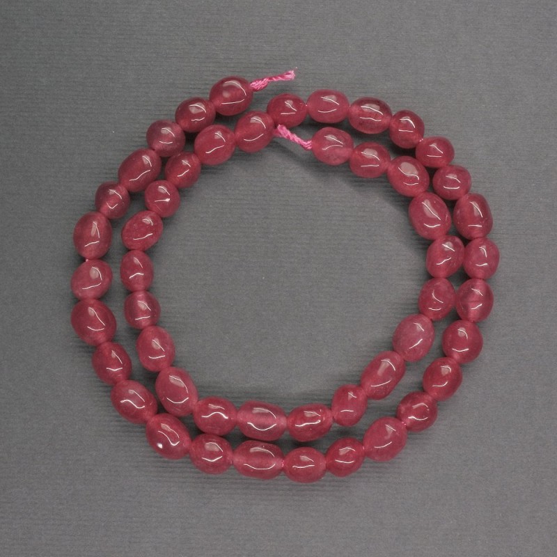 Facettierte Turmalin-Perlen, Durchmesser 7×8 mm, Länge ca. 38 cm