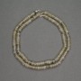 Labradorit Rondell-Perlen, Durchmesser 4×2 mm, Länge ca. 40 cm