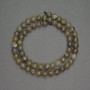 Perlen aus natürlichem Labradorit – glatte Kugeln, Durchmesser ca. 6 mm, Länge ca. 39 cm