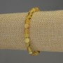 Armband aus Bernstein – glatte Kugeln, Durchmesser 7 mm ±, Länge ca. 18 cm, Elastikband
