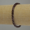 Granat-Armband, facettierte Würfel, Durchmesser ca. 4×4 mm, Länge 18 cm, elastische Basis