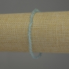 Armband aus Topas, natürlicher Stein, facettierte Münzperle, Ø 4 mm, Länge ca. 18 cm, Stretch-Armband