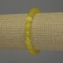 Armband aus gelbem Katzenauge, glatte Kugeln, Ø 8 mm, Länge ca. 18 cm, elastisches Band