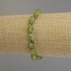 Armband Chrysolith getrommelte Rondellen, Durchmesser ca. 7–9 × 6 mm ±; Chrysoprase facettierte Rondellen 3,5 × 3 mm ±; Länge ca. 18 cm ± Stretch