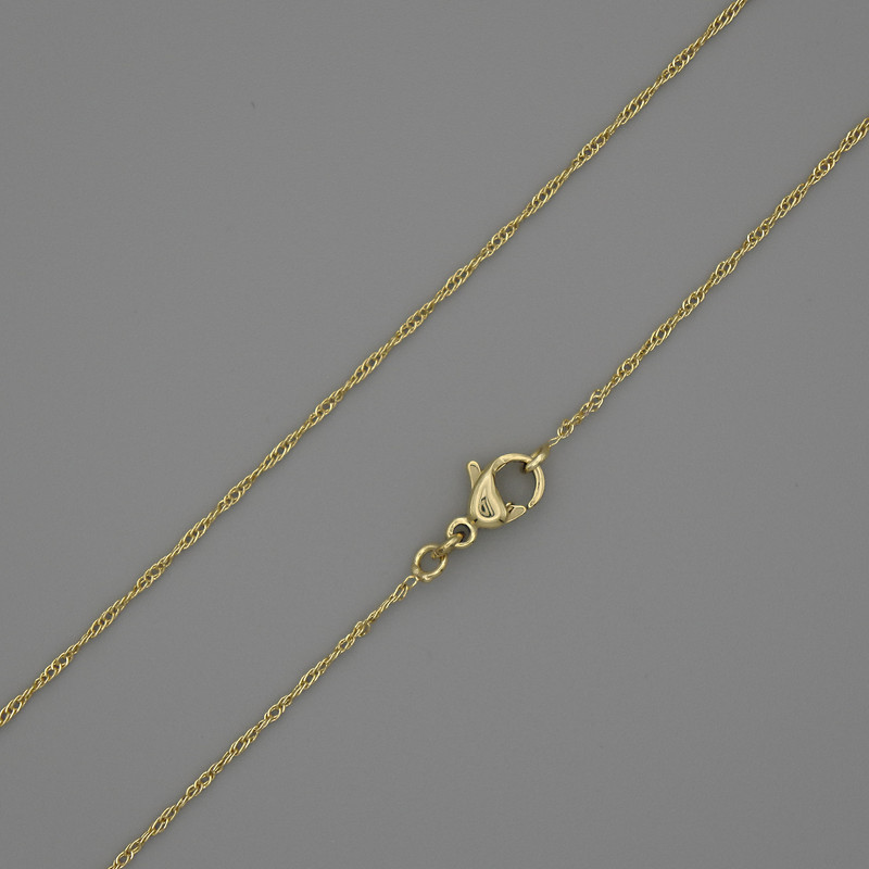 Kette Xuping Vergoldung 18K, Dicke 0,5 mm, Länge 48 cm