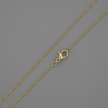 Kette Xuping Vergoldung 18K, Dicke 0,5 mm, Länge 56 cm
