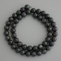 Perlen Smaragd-Fuchsit (Muskovit), glatte Kugeln, Durchmesser 8 mm ±, auf der Schnur, Länge ca. 39 cm+