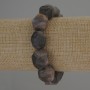 Sonnenarmband aus Naturstein, facettierte Perlen, Durchmesser 16–18×13–16 mm, Länge 18 cm, elastisches Armband