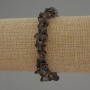 Armband Rauchquarz-Chips, Durchmesser 7–10 × 2–4 mm, Länge 18 cm Stretch