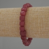 Turmalin-Würfelarmband, Würfelsteine 7×7 mm, Länge 18 cm, Stretch