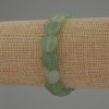 Nephrit-Herz-Armband, Durchmesser ca. 12 mm, Länge ca. 18 cm, Stretch