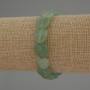 Nephrit-Herz-Armband, Durchmesser ca. 12 mm, Länge ca. 18 cm, Stretch
