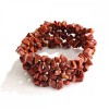 Elastisches Armband aus Aventurin (synthetisch) 'Goldener Sand' Steinchen