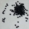 Schwarze Kunststoff-Rondellperle 4×3 mm ± Verpackung 70 g