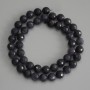 Iolith facettierte Perlen 8 mm, auf einer Schnur, Länge 37 cm+