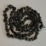 Sonnenobsidian-Körnchen-Perlen, Durchmesser 6–8 × 2,5 mm, Länge 78 cm ± auf Faden