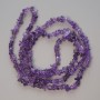 Amethyst-Chips-Perlen, Durchmesser 7–9×3 mm, Länge ca. 78 cm, auf robustem Faden