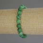 Armband aus Chrysopras, facettierte Kugeln, Durchmesser 8 mm, Länge ca. 18 cm (Stretch)