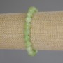 Armband aus Chrysolith und Olivin, facettierte Kugel, Durchmesser ca. 8 mm, Länge 18 cm (Dehnband)