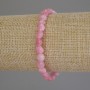 Armband aus facettiertem Turmalin in Münzform, Durchmesser ca. 6,5 mm, Länge ca. 18 cm, elastisches Armband