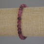 Armband aus facettierten Turmalin-Kugeln, Durchmesser ca. 6 mm, Länge ca. 18 cm (Dehnarmband)