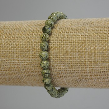 Armband Serpentin, glatte Kugeln Ø 6 mm, Länge ca. 18 cm (Elastisch)