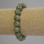 Serpentin-Armband, glatte Kugeln Ø 10 mm, Länge ca. 18 cm (Stretch)
