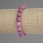 Armband aus Fosfosiderit, facettierte Würfel, Durchmesser ca. 9 mm, Länge ca. 18 cm, Stretcharmband