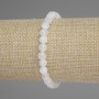 Armband aus Bergkristall, facettierte Kugeln 6 mm, Länge ca. 18 cm, elastische Schnur