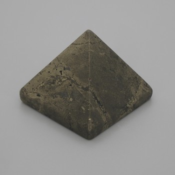 Pyramide aus natürlichem Pyrit, Souvenir, Naturstein, Länge 30×30 mm, Breite 25 mm