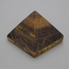 Pyramide – Souvenir aus Naturstein Tigerauge, Länge ca. 38×38 mm, Breite ca. 33 mm