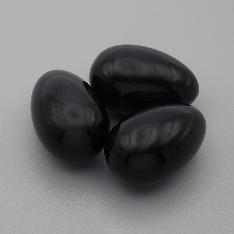 Ei-Souvenir aus natürlichem Achat, Durchmesser 30×20 mm ±