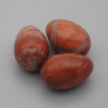 Souvenir-Ei aus Naturstein – roter Jaspis, Durchmesser 30×20 mm ±