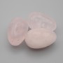 Souvenir-Ei aus Rosenquarz, Durchmesser ca. 30×20 mm